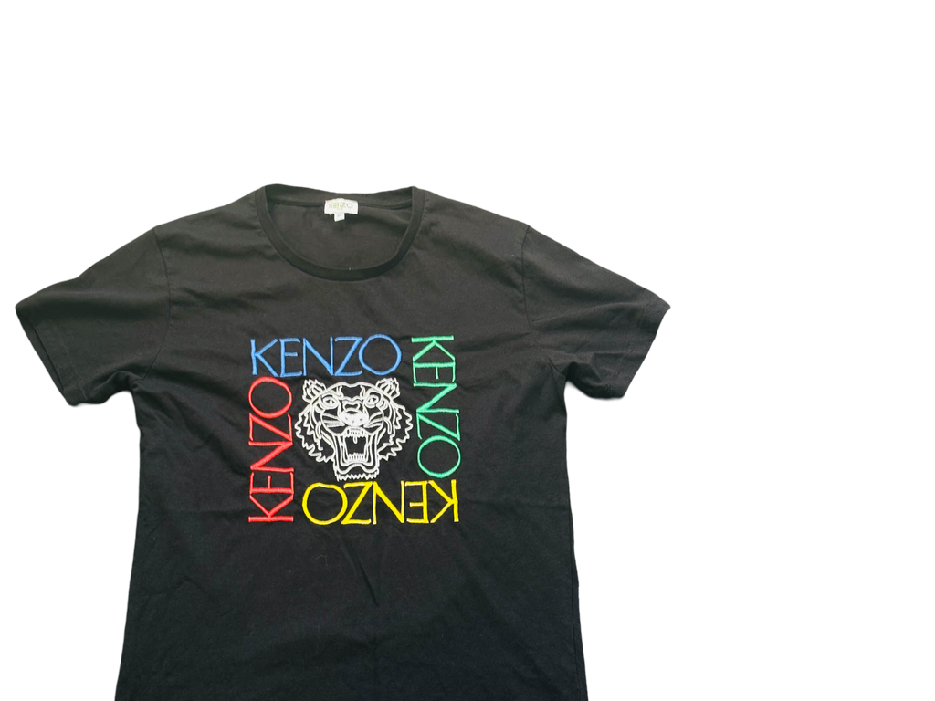 Cliche Vintage| Vintage Black Kenzo Paris  Men's T-shirt Graphics medium short sleeve tees