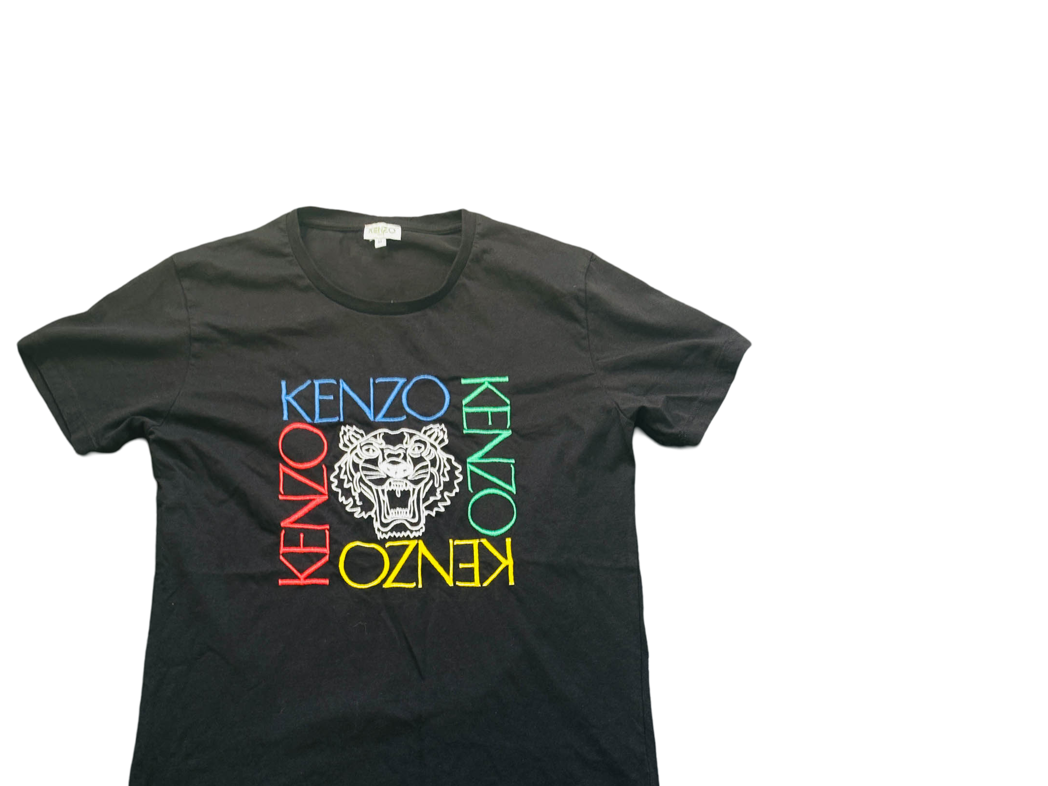 Cliche Vintage| Vintage Black Kenzo Paris  Men's T-shirt Graphics medium short sleeve tees