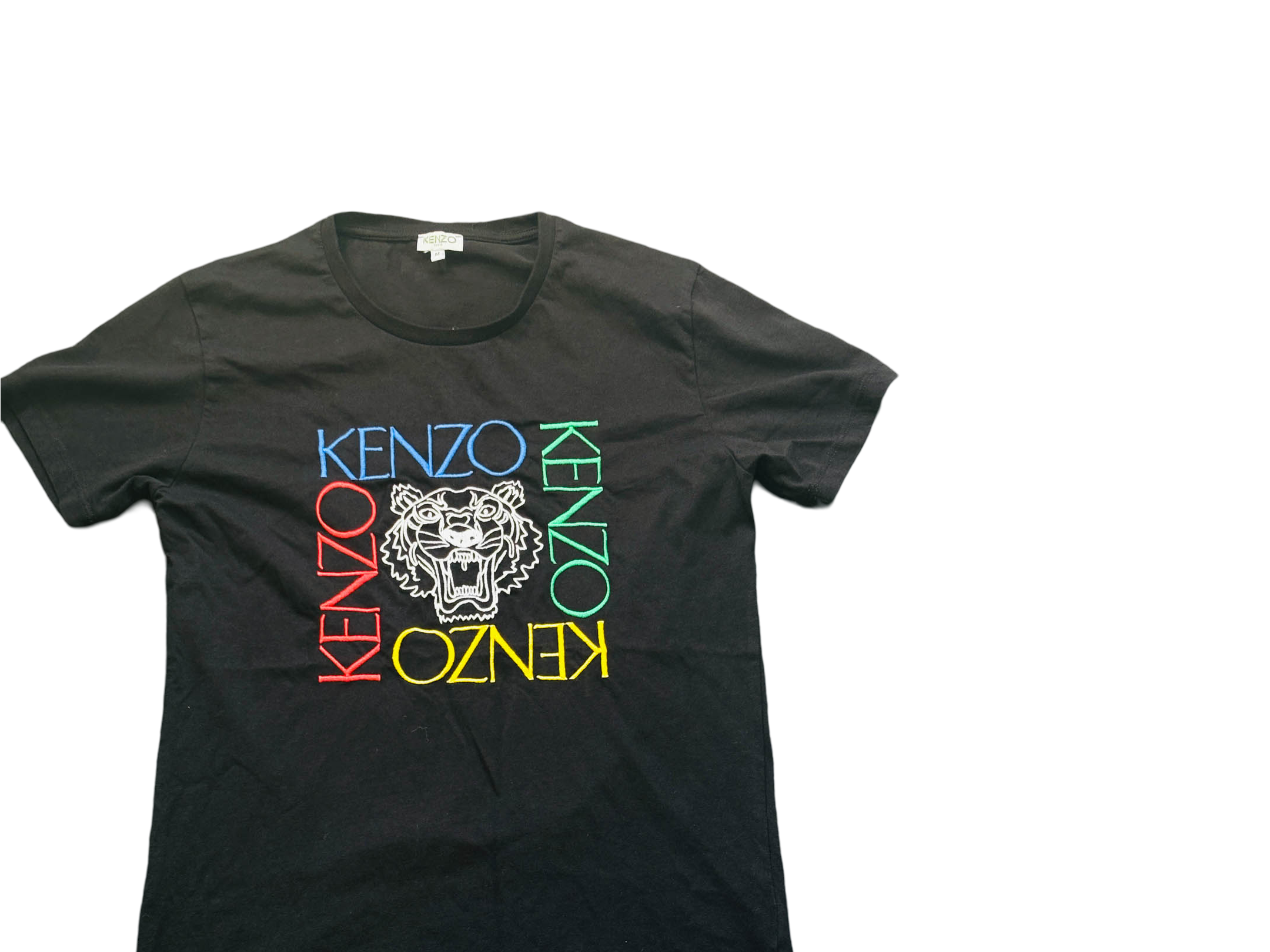Cliche Vintage| Vintage Black Kenzo Paris  Men's T-shirt Graphics medium short sleeve tees