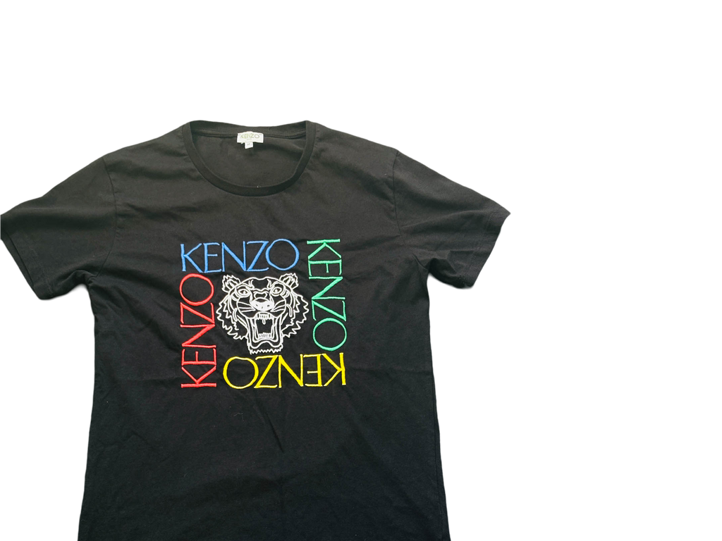 Cliche Vintage| Vintage Black Kenzo Paris  Men's T-shirt Graphics medium short sleeve tees