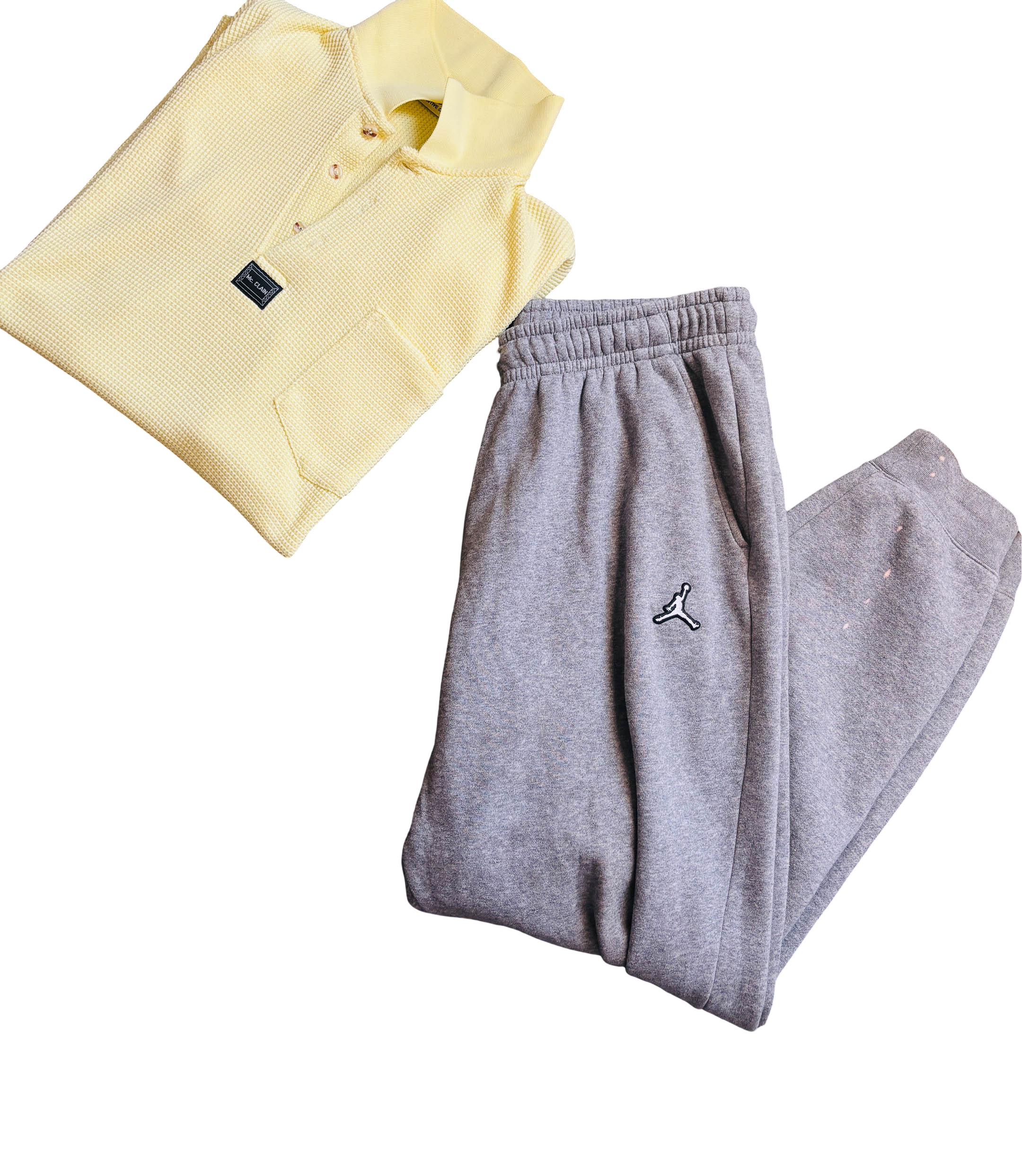  Cliche Vintage| Vintage grey embroidered jordan women's Large  track pant