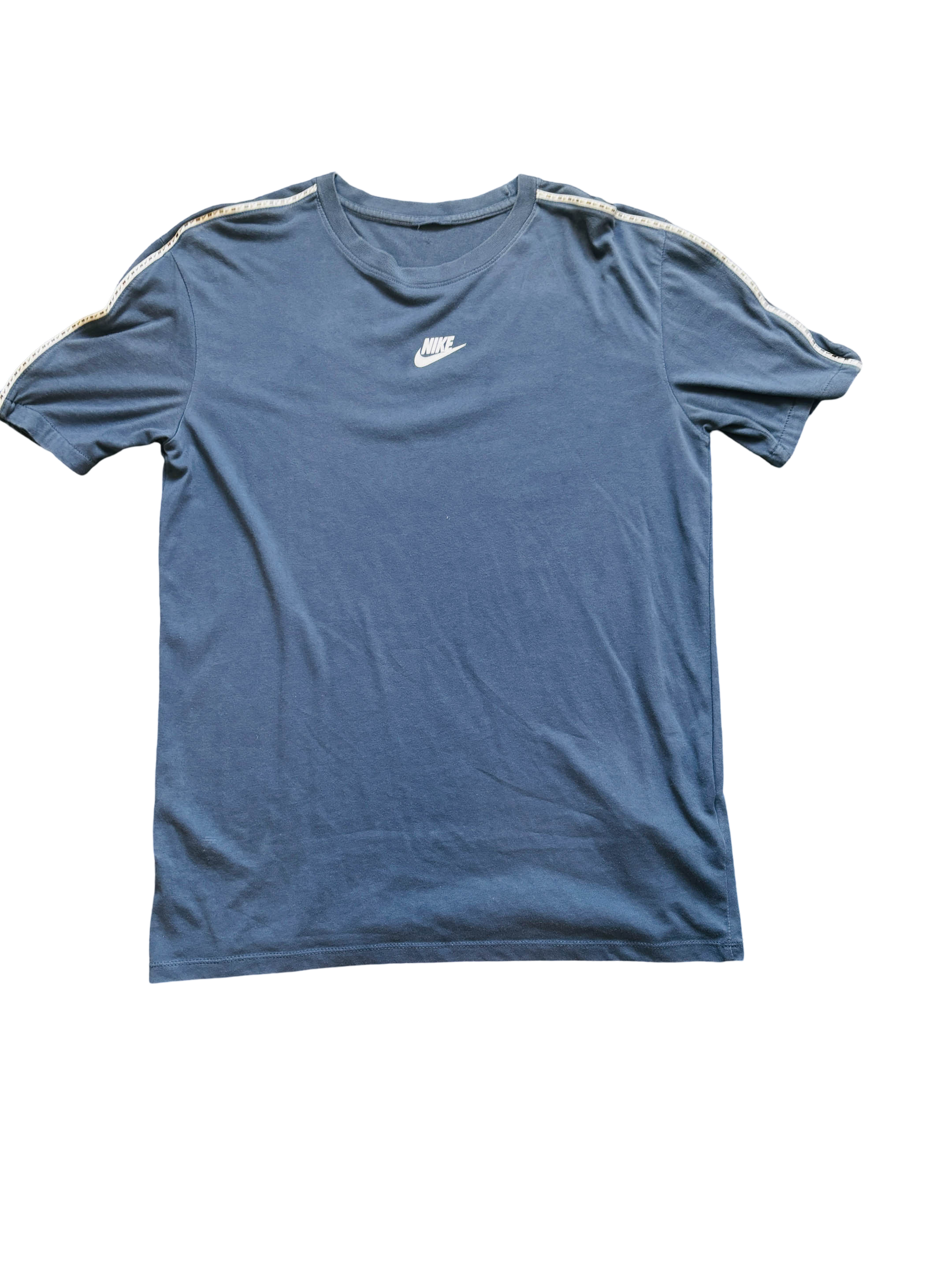 Vintage Nike T-Shirt  - Blue - Medium - Men's Athletic Tee - Short Sleeve - Blue and White - Nike Men's T-Shirt" SKU: 4061