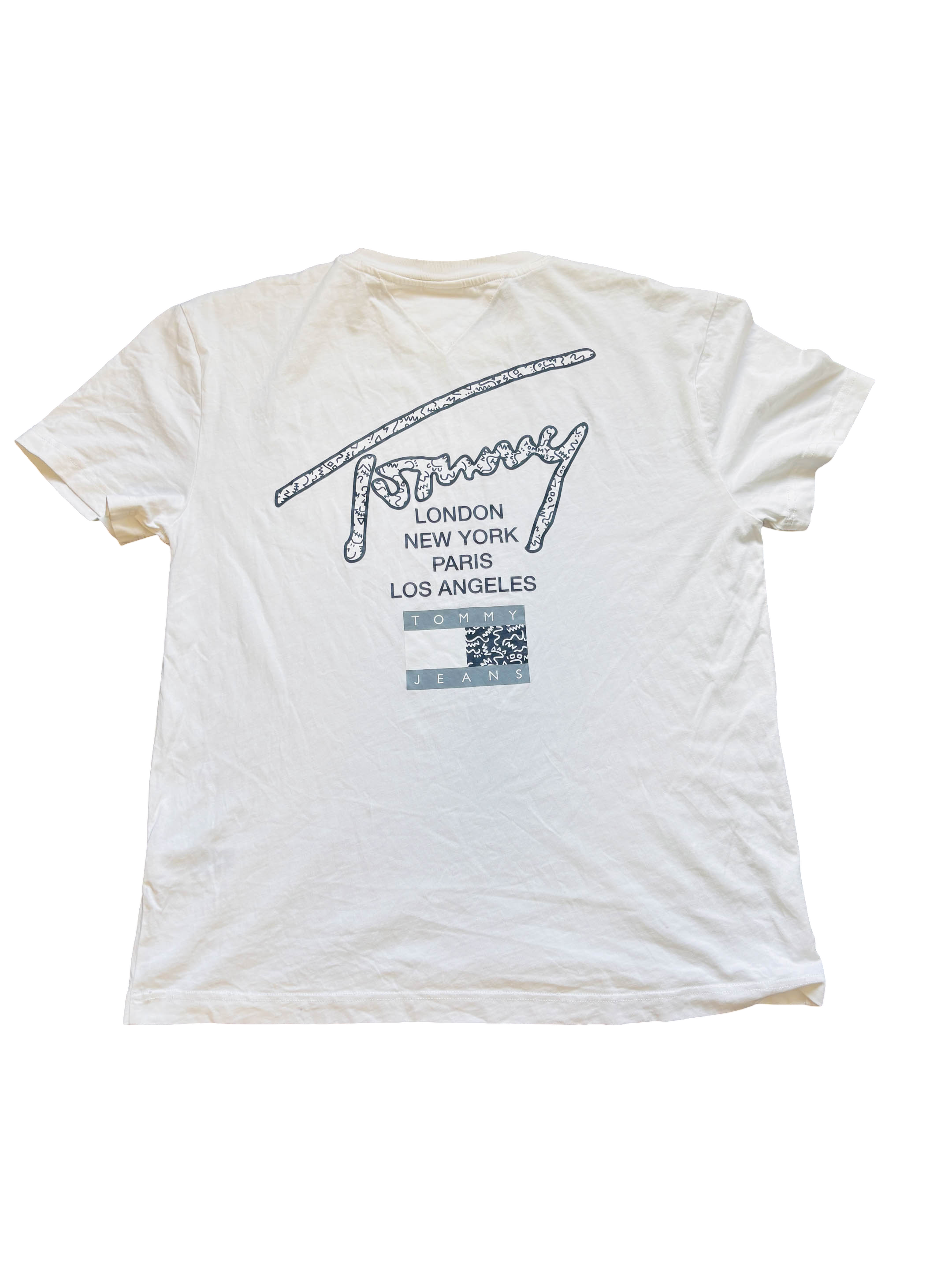 Tommy Hilfiger Jeans Men T-Shirt - White / L