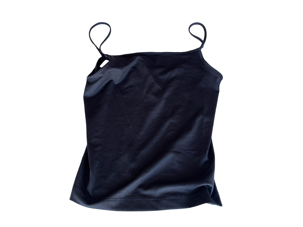 Women's weekday y2k black cami sleeveless top in XS|L14 W11|SKU 4364