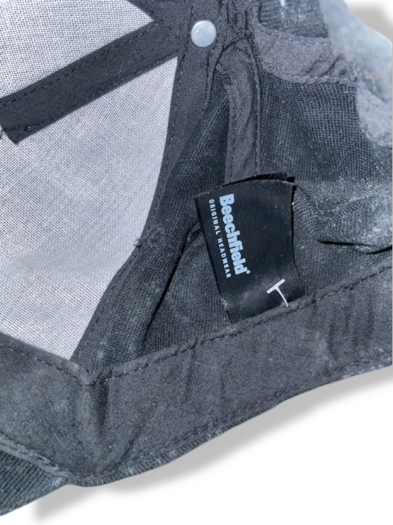 Vintage men's black Beechfield original head wear baseball cap| SKU 4908