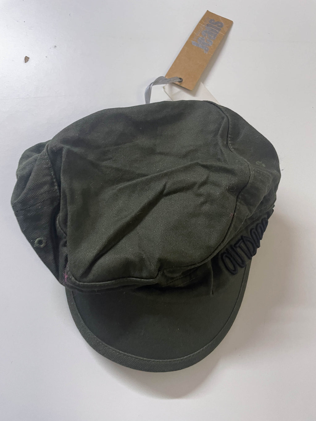 New Women's Peacebird jeans army green military beret cap with tag|SKU 3959|ONE SIZE