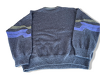 Vintage grey Aztec geometric crew neck sweater in M/L| L27 W25| SKU 4369