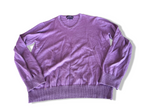 Vintage Dunnes stores purple V-neck long sleeve sweatshirt in S| L24 W18| SKU 4371