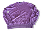 Vintage Dunnes stores purple V-neck long sleeve sweatshirt in S| L24 W18| SKU 4371