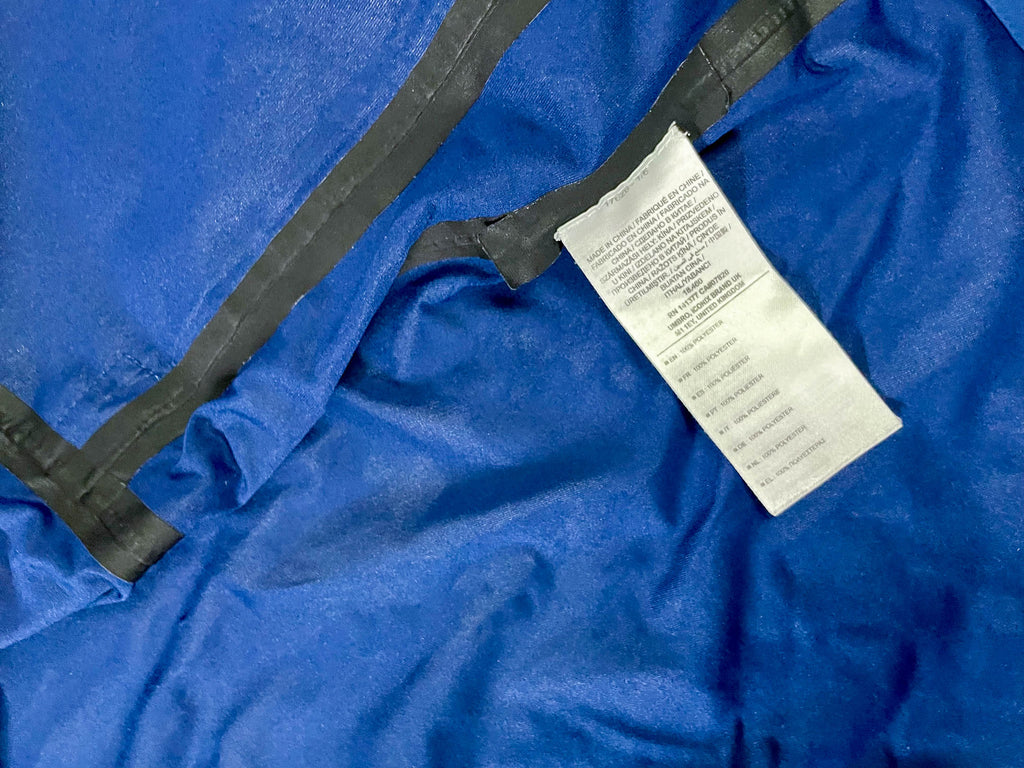 Vintage Men's Umbro Ireland blue full zip hoodie jacket in XL|L31 W24|SKU 4101