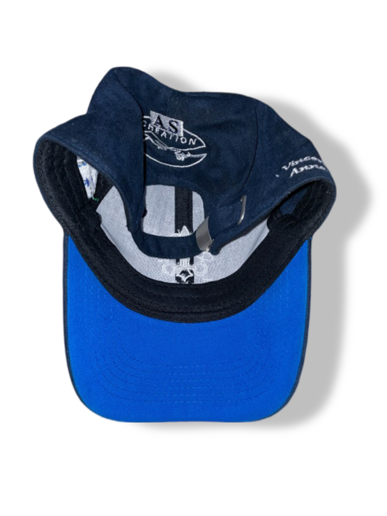 Vintage Ecuries De lys crest navy blue baseball cap| SKU 4919