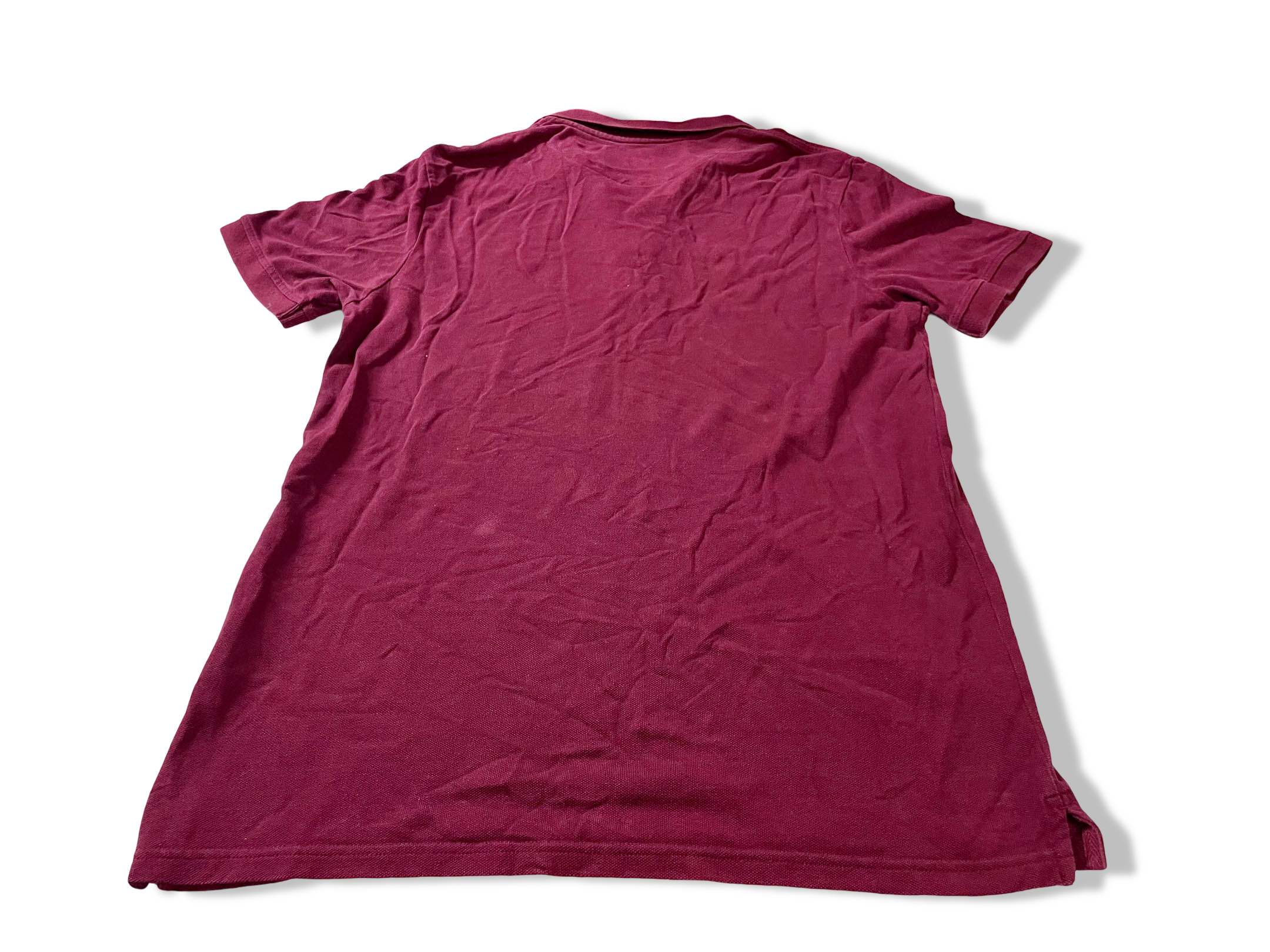 Vintage Men's Lyle & Scott brown oversize short sleeve polo shirt in XXL|L31 W19| SKU 4104