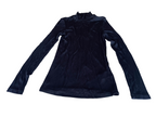 Vintage women's & other stories black velvet turtleneck long sleeve top in S|L26 W13|SKU 4379