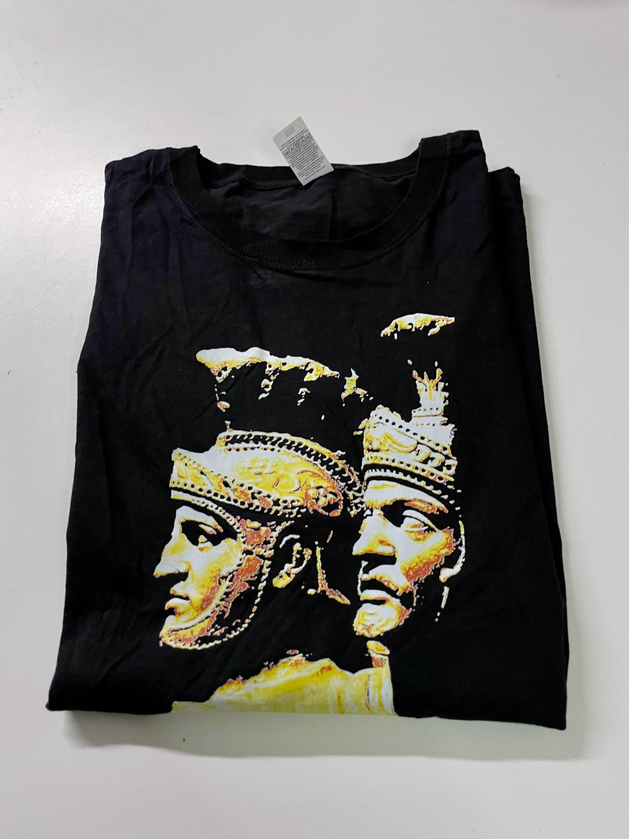 Vintage Men's X Legio Roma Graphics black tees in XL|L31 W22| SKU 4106