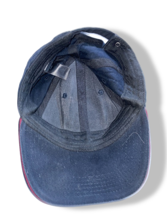 Vintage men's reserved with compass embroidery navy baseball cap| SKU 4927