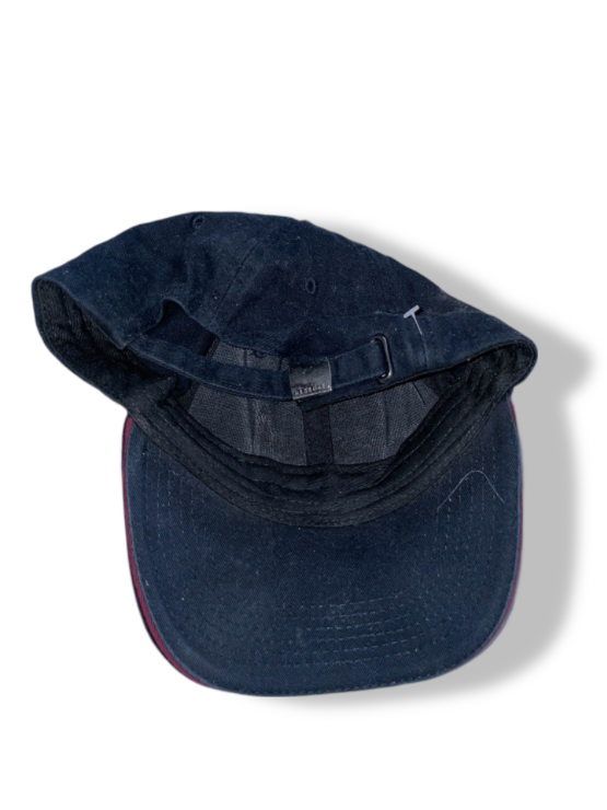 Vintage men's reserved with compass embroidery navy baseball cap| SKU 4927