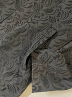 Vintage black women's floral pattern blazer L 33 W 26 | SKU 2759
