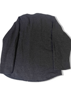 Vintage Barns Outfitter women's woolen v-neck large button up grey jacket |3761