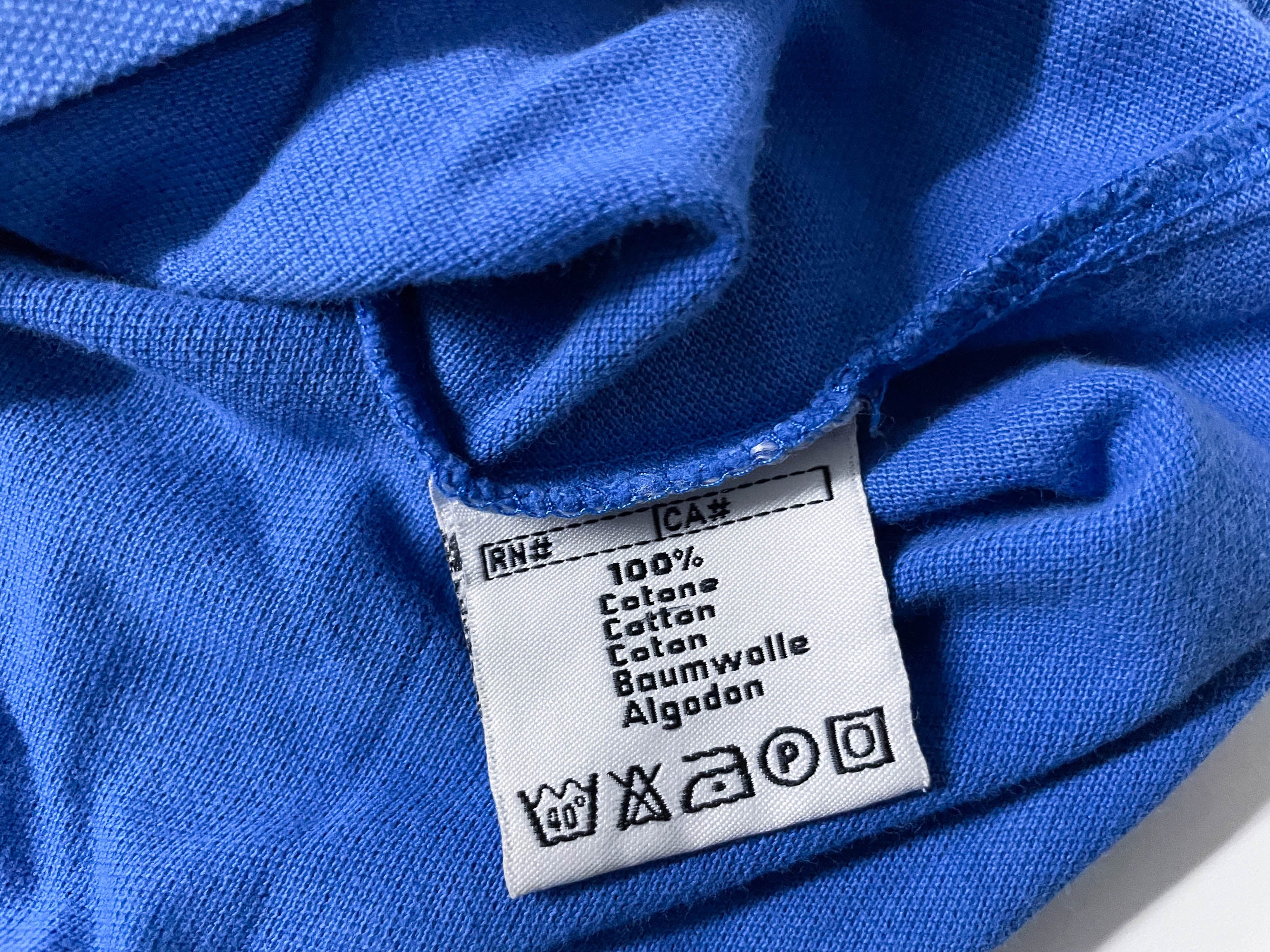 Vintage Men's Kappa blue large short sleeve polo's|L31 W21|SKU 4109