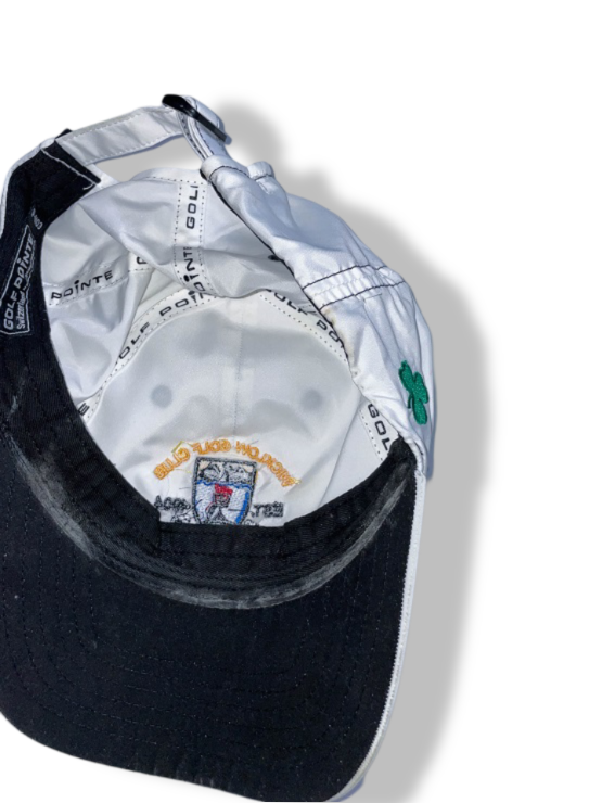 Vintage Wicklow Golf Club white baseball cap| SKU 4929