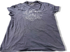 Vintage Men's Ralph Lauren graphics grey short sleeve tees in L|L31 W21| SKU 4110