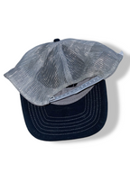 Vintage Devil's purse brewing Co. crest grey colour block trucker cap| SKU 4930