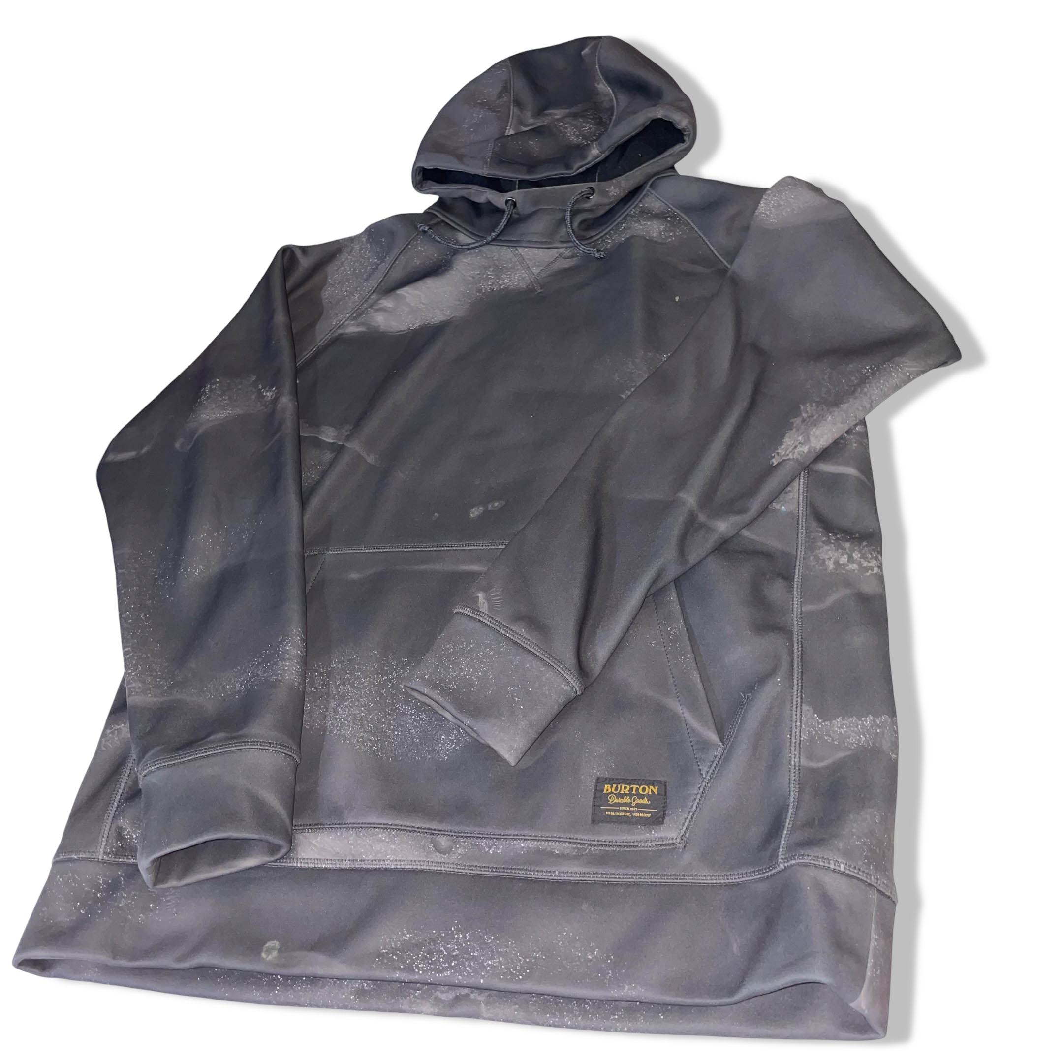 Vintage Burton 90's black men's hoodie in XL| L29 W24| SKU 3775