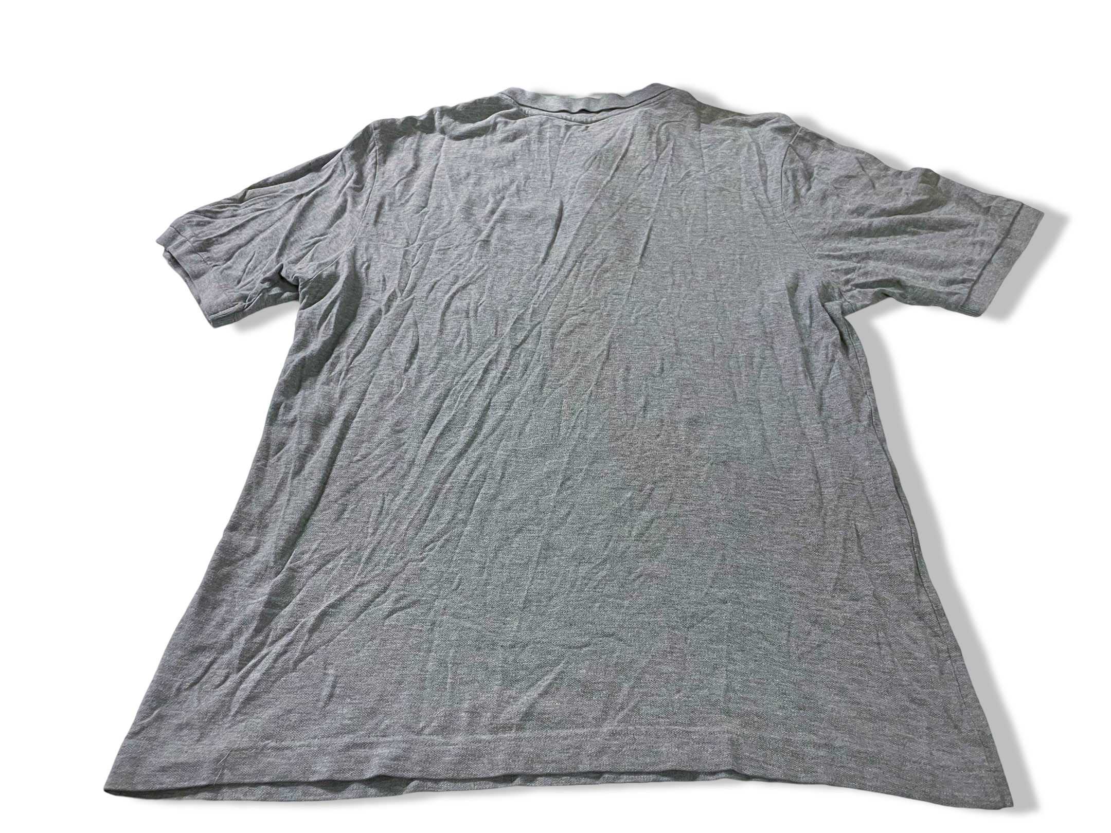 Vintage Men's Kappa grey large short sleeve polo's|L29 W21| SKU 4111