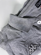 Vintage Men's Kappa grey large short sleeve polo's|L29 W21| SKU 4111