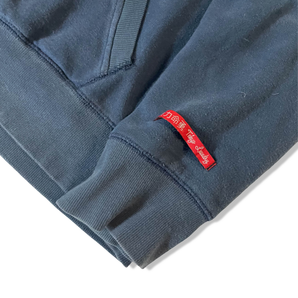 Vintage Men's Tokyo Laundry Athletic Dept. 90's blue hoodie in XL|L25W23|SKU3784