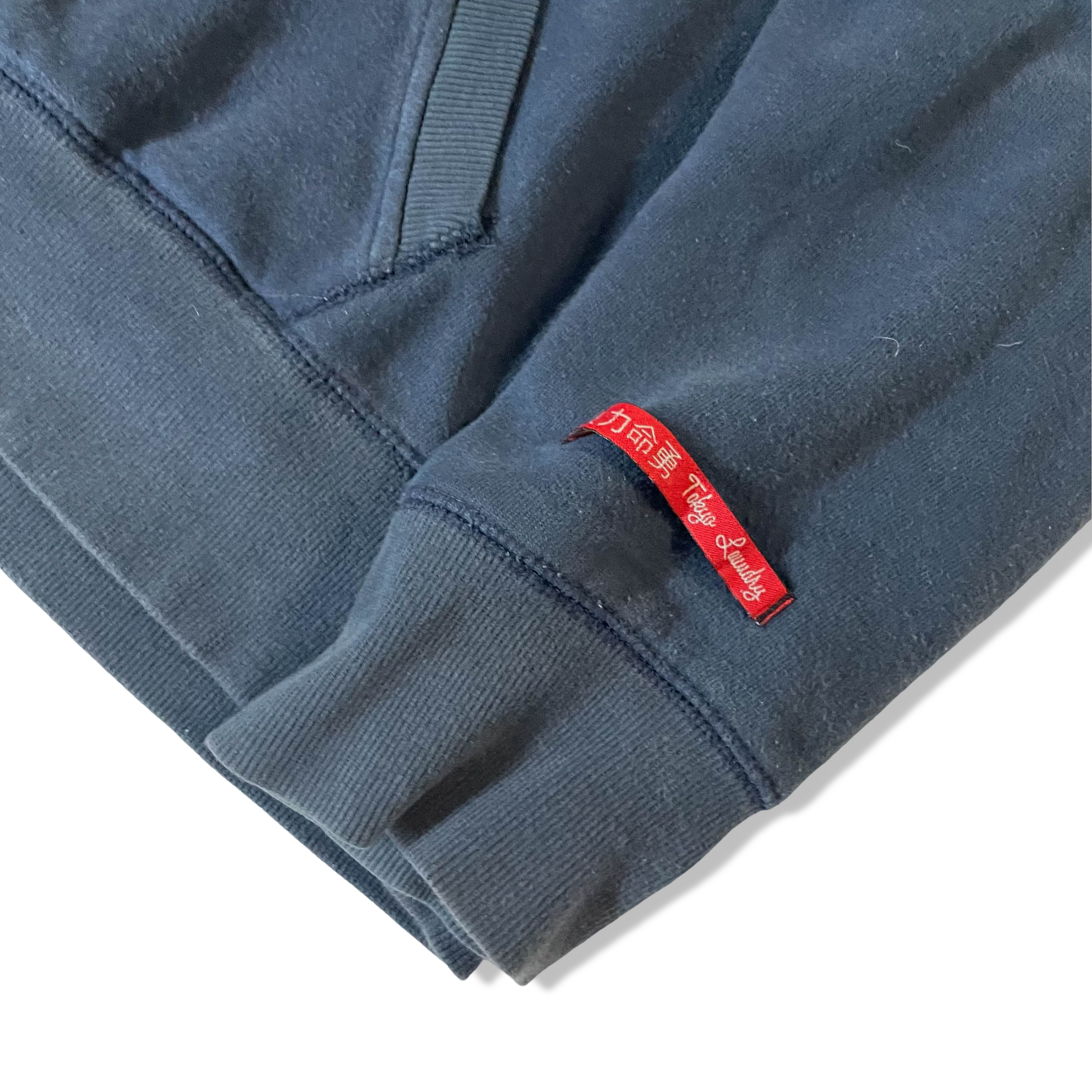 Vintage Men's Tokyo Laundry Athletic Dept. 90's blue hoodie in XL|L25W23|SKU3784
