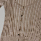 River Island Women's Cream Button up Cardigan size 14|L23 W15| SKU 3786