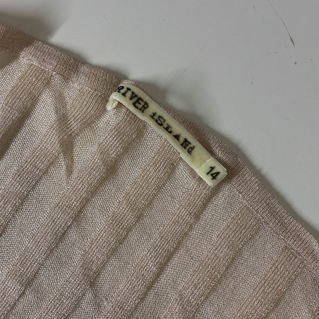 River Island Women's Cream Button up Cardigan size 14|L23 W15| SKU 3786