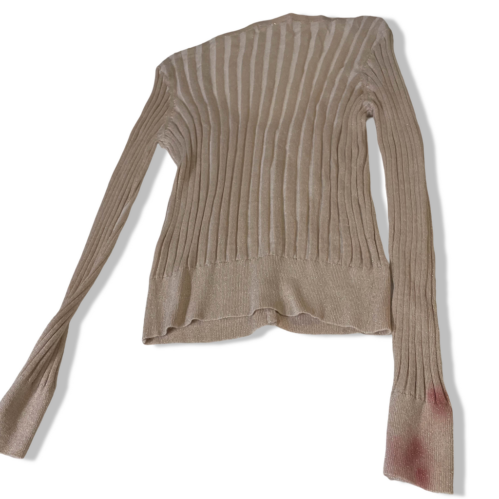 River Island Women's Cream Button up Cardigan size 14|L23 W15| SKU 3786