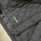 Vintage Women's TRESPASS Navy Quilted Hoodie Jacket & Coat in XXL|L30W23|SKU3791
