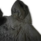 Vintage Women's TRESPASS Navy Quilted Hoodie Jacket & Coat in XXL|L30W23|SKU3791