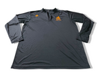 Vintage Men's North Atlantic basketball Association black long sleeve polo jersey in XL|L28 W22|SKU 4113