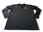 Vintage Men's North Atlantic basketball Association black long sleeve polo jersey in XL|L28 W22|SKU 4113