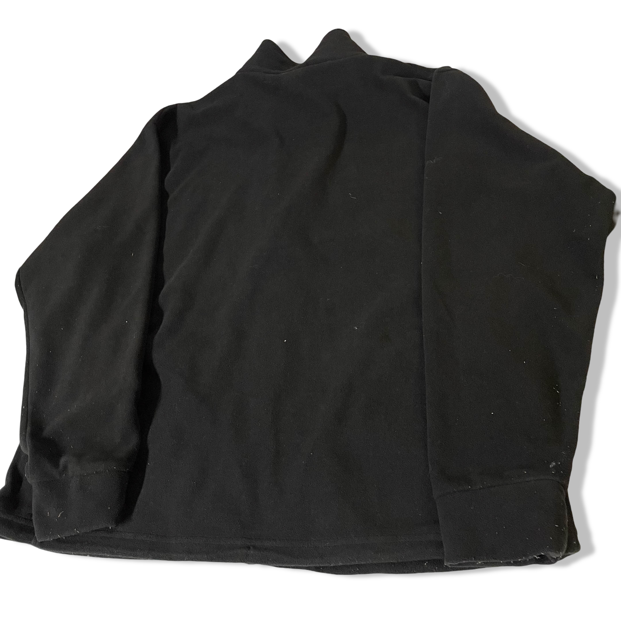 Vintage Men's Trespass made in Bangladesh fleece black jacket in L|L31W25| 3793