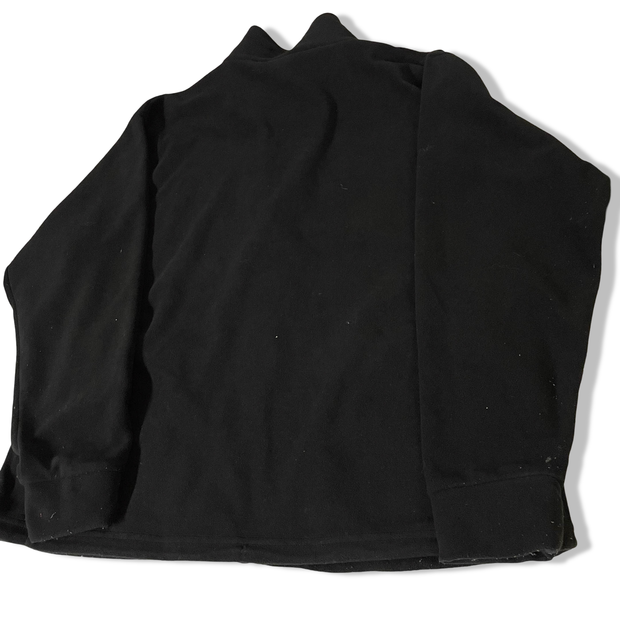 Vintage Men's Trespass made in Bangladesh fleece black jacket in L|L31W25| 3793