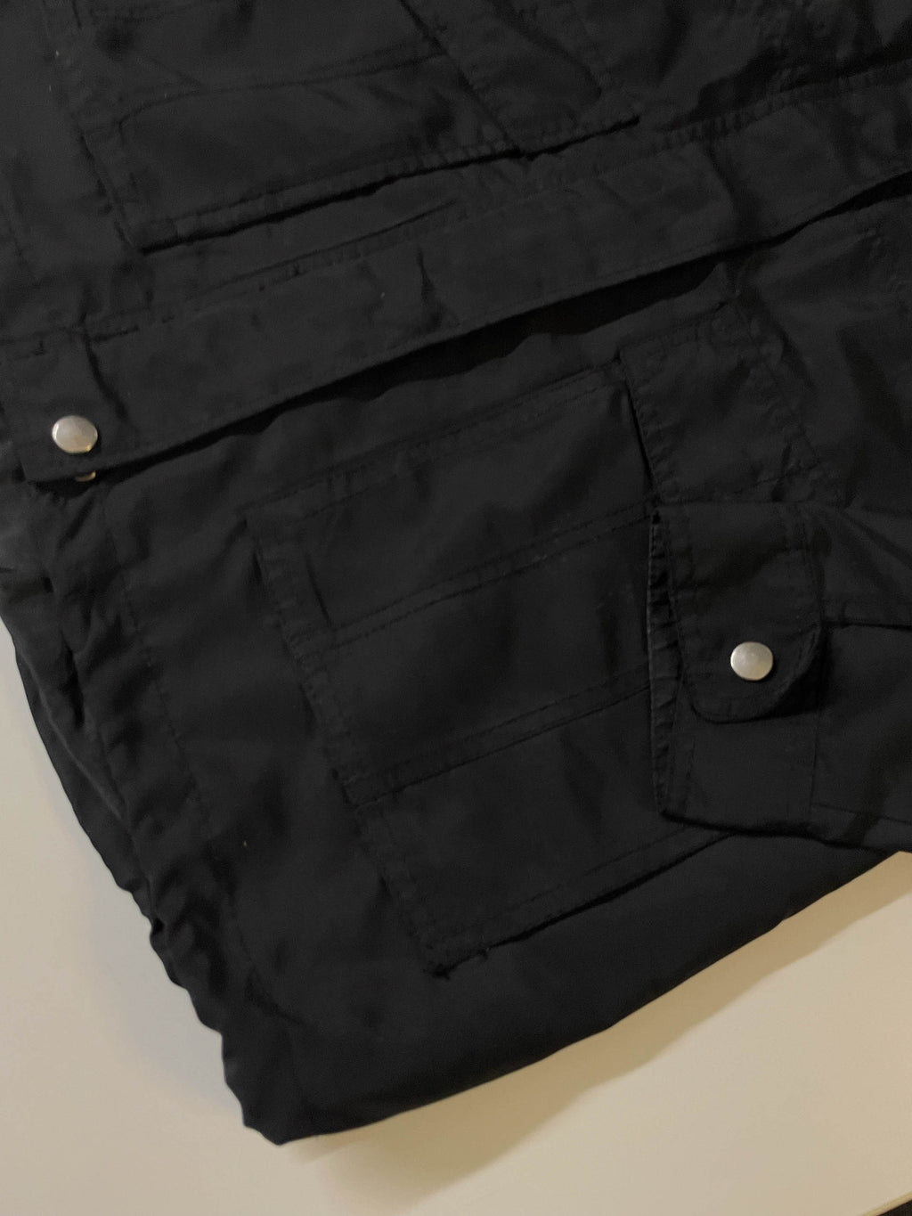 Vintage Glamsia Made in China Black Windbreaker full zip men's jacket in XL|3795