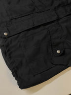 Vintage Glamsia Made in China Black Windbreaker full zip men's jacket in XL|3795