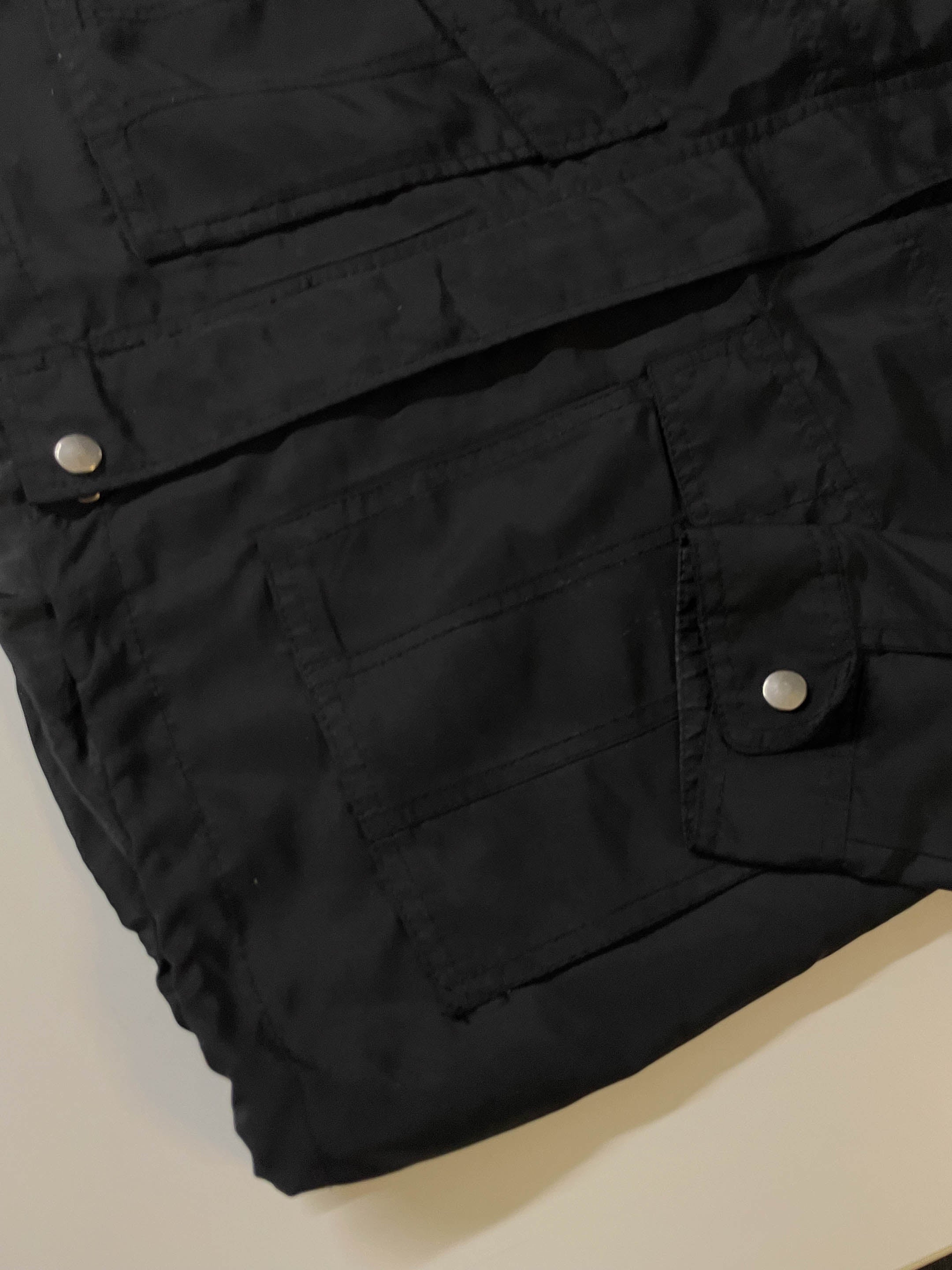 Vintage Glamsia Made in China Black Windbreaker full zip men's jacket in XL|3795