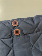 Vintage La Garrocha Women's Navy Padded Sleeveless Puffer Jacket, S | L29 W19 | SKU 3796