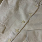 Vintage Women's white coat in S/M| L35 W20| SKU 3797