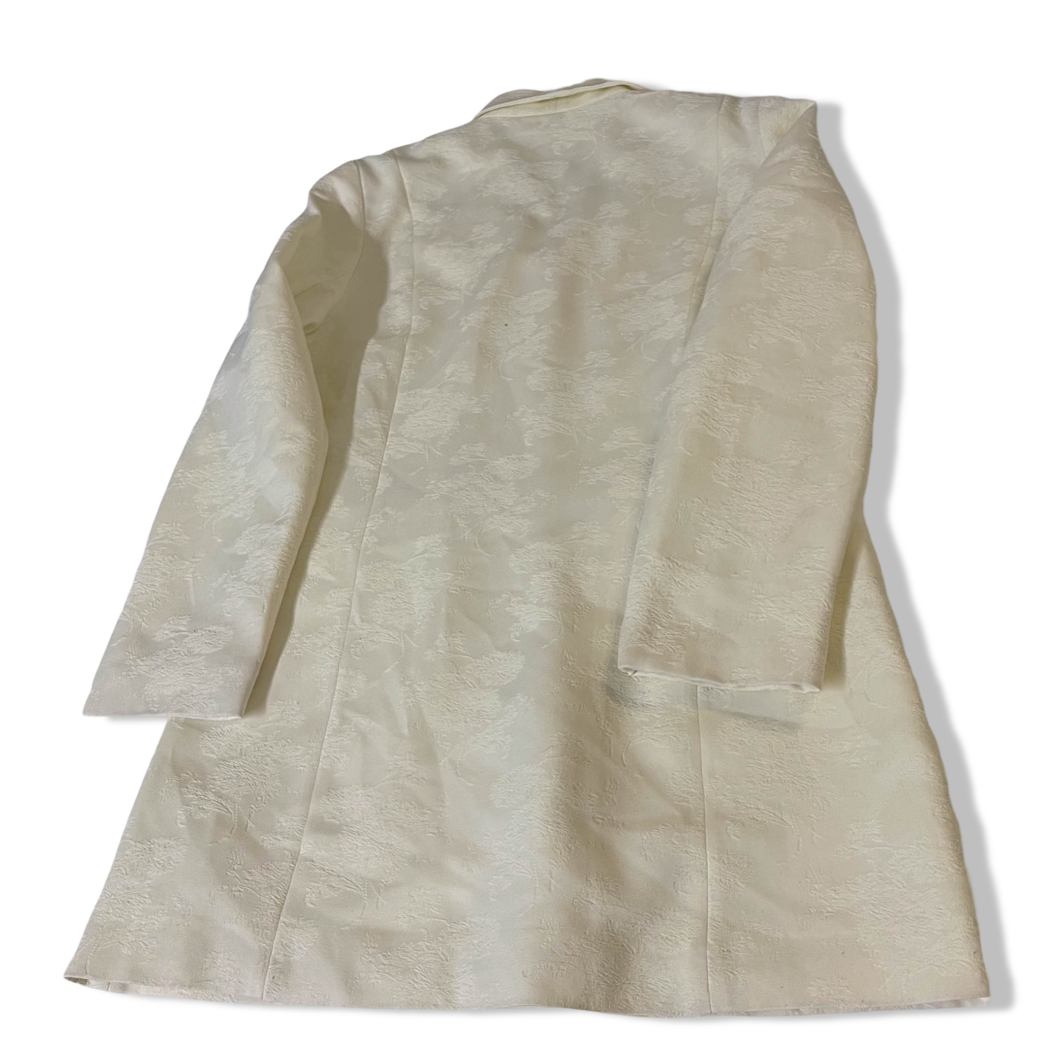 Vintage Women's white coat in S/M| L35 W20| SKU 3797