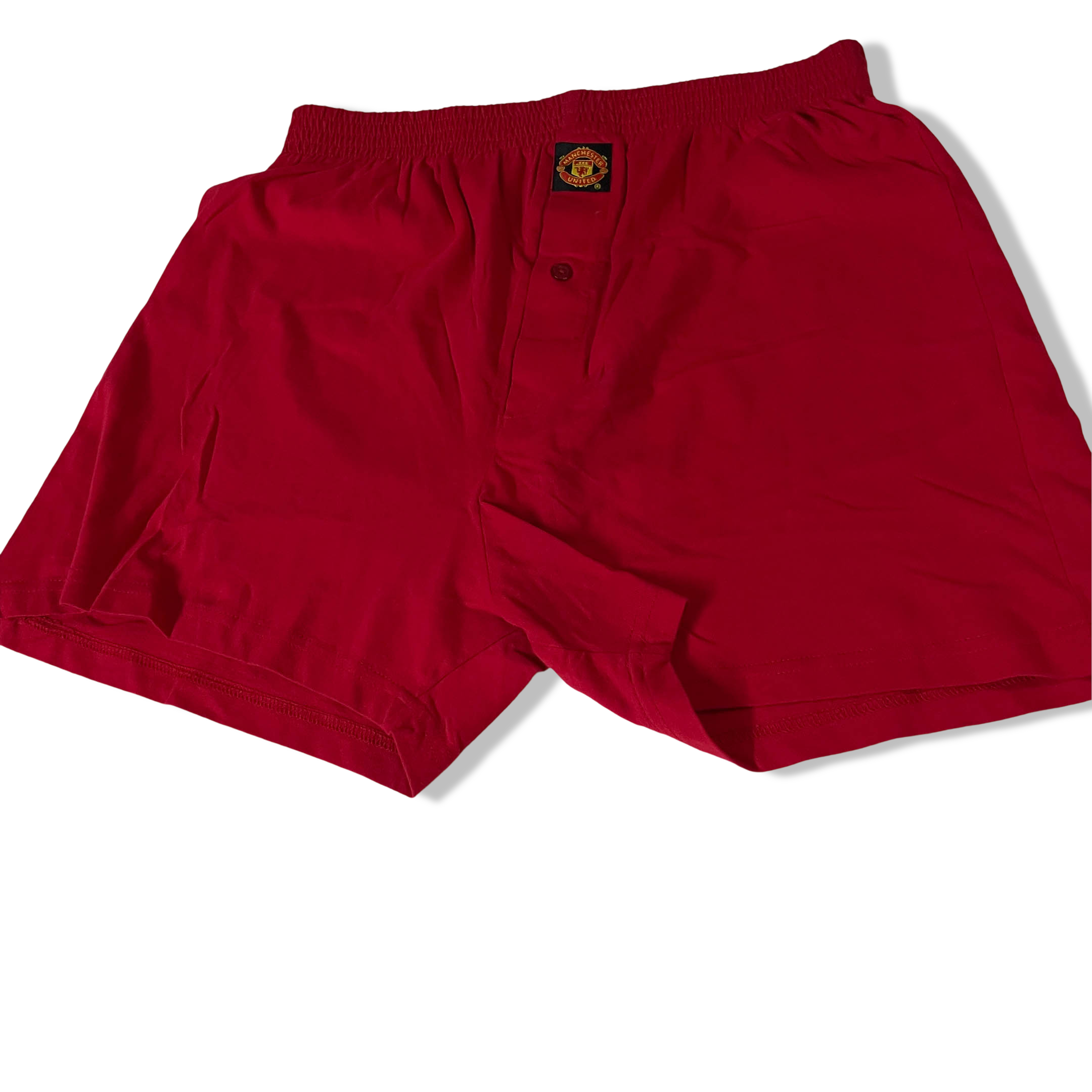 Vintage St Bernard Manchester united FC men's red short in M|W 32-35| SKU 3800<br>