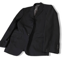 Vintage Men's Dorian Black Tailored fit black blazers in M| L 32 W 20| SKU 3802