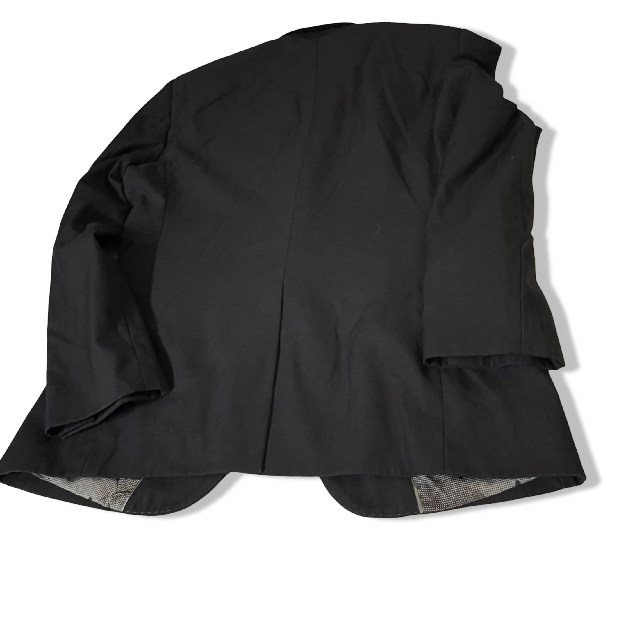 Vintage Men's Dorian Black Tailored fit black blazers in M| L 32 W 20| SKU 3802