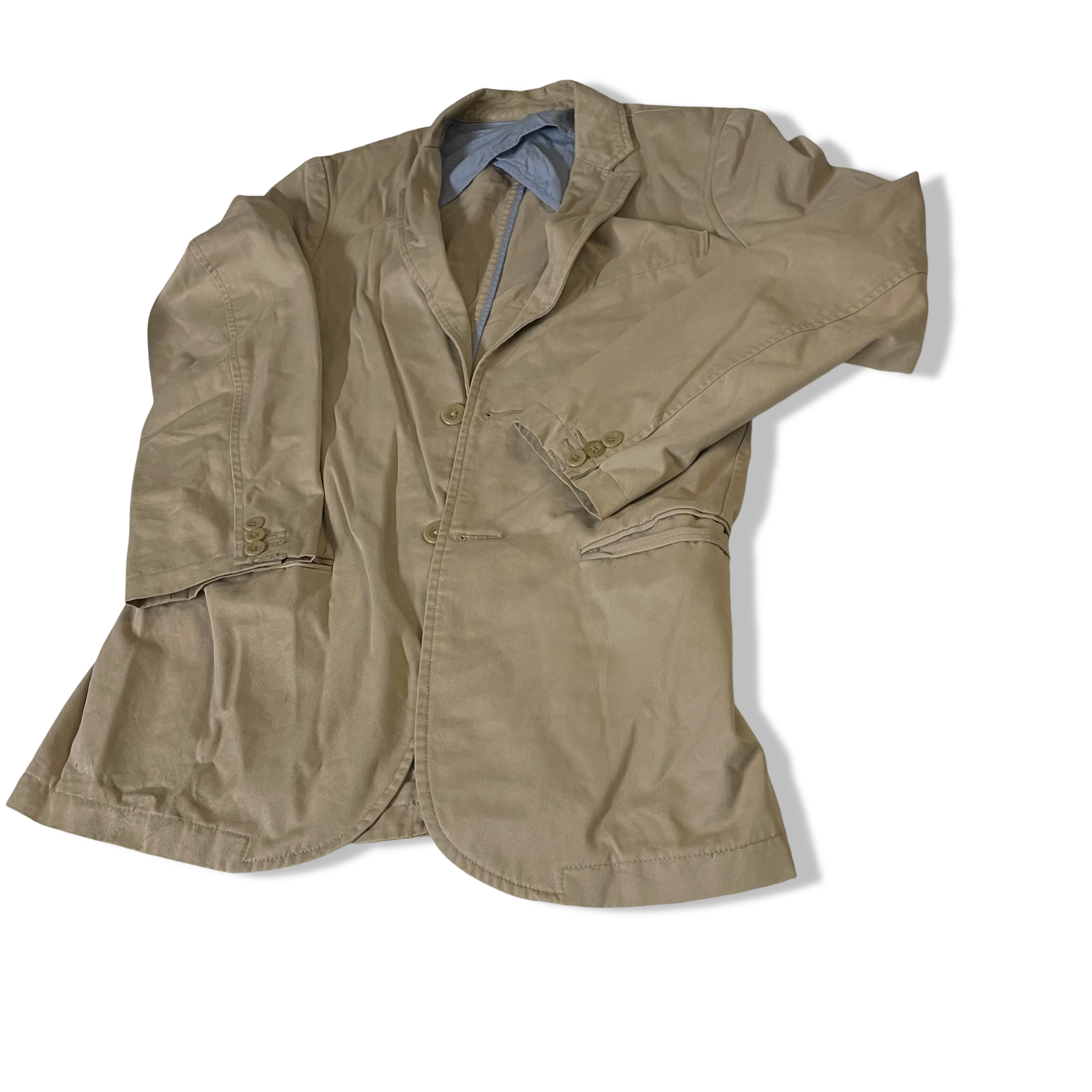 Vintage Old Navy Made in Vietnam Women's cream suit jacket in S|L30 W19|SKU 3803